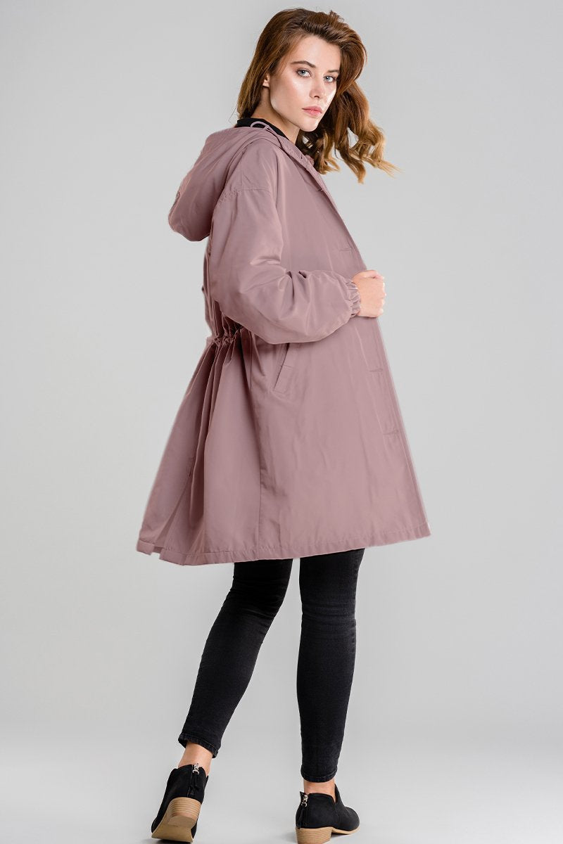 Water Resistant Oversized Hooded Windbreaker Rain Jacket Water Resistant Oversized Hooded Windbreaker Rain Jacket