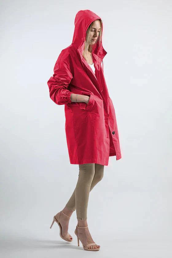 Water Resistant Oversized Hooded Windbreaker Rain Jacket Water Resistant Oversized Hooded Windbreaker Rain Jacket