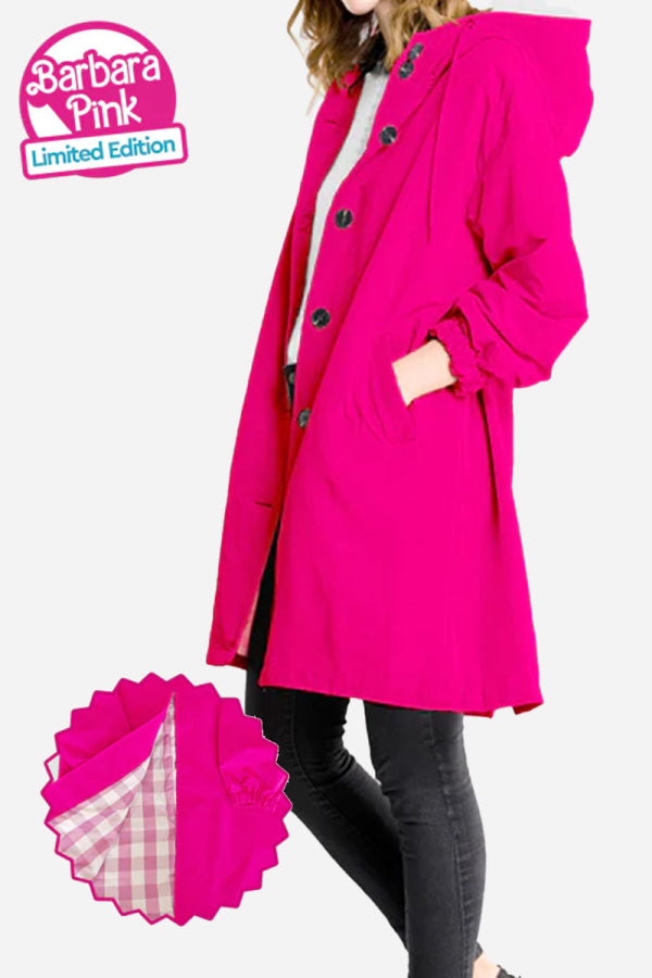 Water Resistant Oversized Hooded Windbreaker Rain Jacket Water Resistant Oversized Hooded Windbreaker Rain Jacket