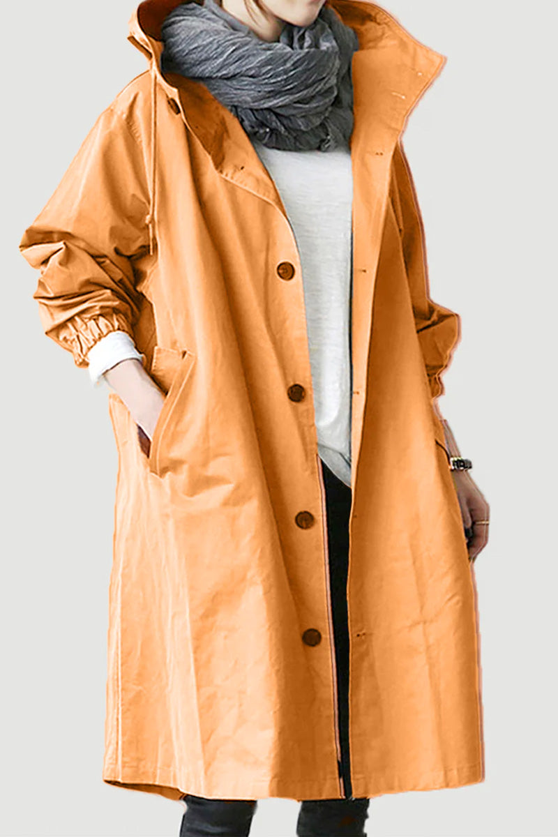 Water Resistant Oversized Hooded Windbreaker Rain Jacket Water Resistant Oversized Hooded Windbreaker Rain Jacket