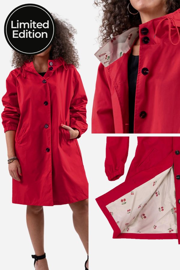 Water Resistant Oversized Hooded Windbreaker Rain Jacket Water Resistant Oversized Hooded Windbreaker Rain Jacket