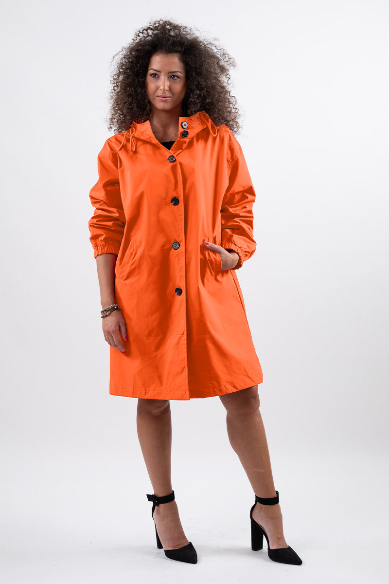 Water Resistant Oversized Hooded Windbreaker Rain Jacket Water Resistant Oversized Hooded Windbreaker Rain Jacket