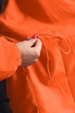 Water Resistant Oversized Hooded Windbreaker Rain Jacket