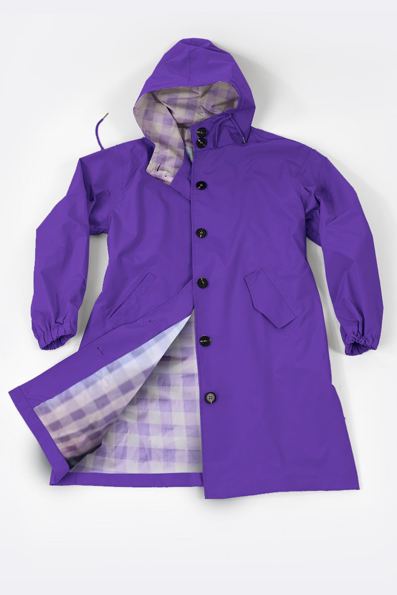 Water Resistant Oversized Hooded Windbreaker Rain Jacket Water Resistant Oversized Hooded Windbreaker Rain Jacket