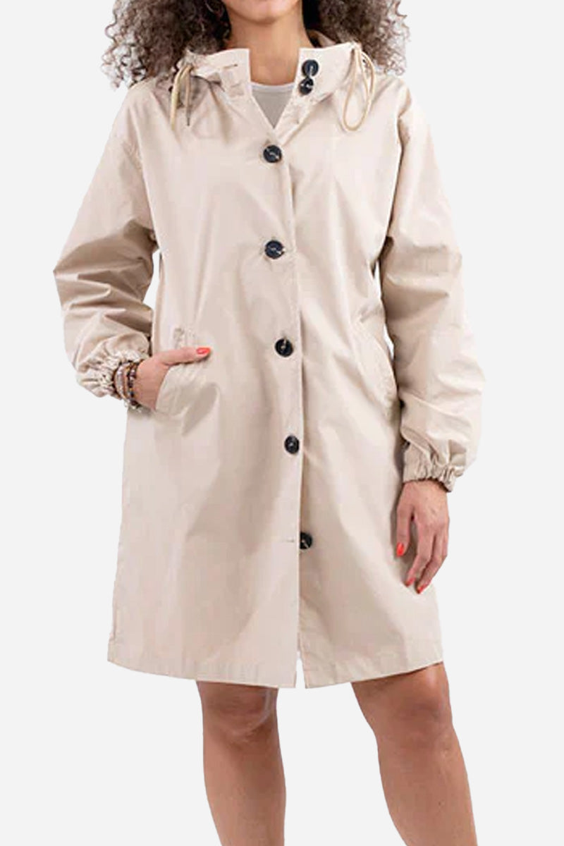 Water Resistant Oversized Hooded Windbreaker Rain Jacket Water Resistant Oversized Hooded Windbreaker Rain Jacket