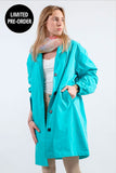 Water Resistant Oversized Hooded Windbreaker Rain Jacket