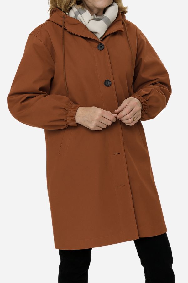 Water Resistant Oversized Hooded Windbreaker Rain Jacket Water Resistant Oversized Hooded Windbreaker Rain Jacket