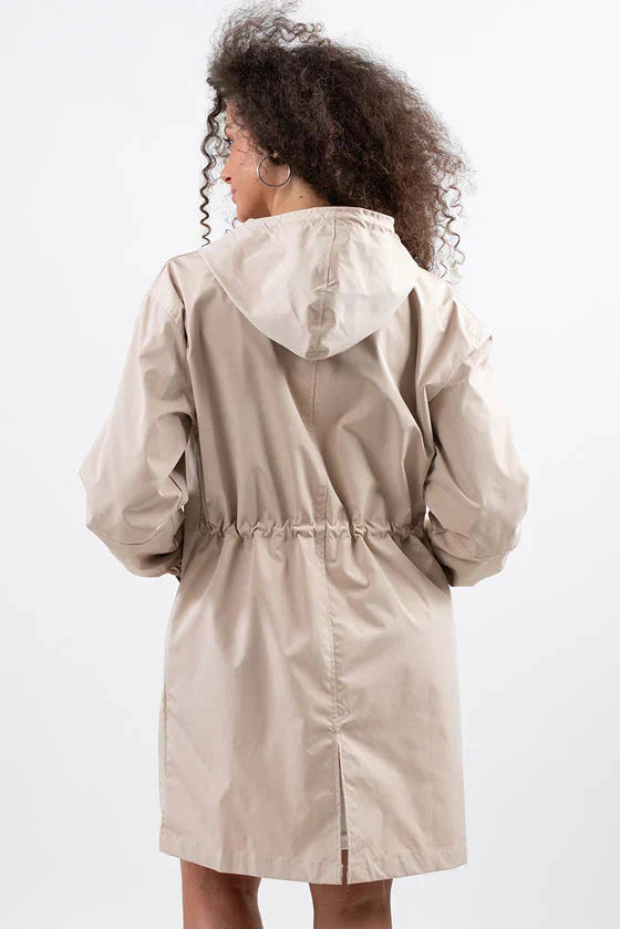 Water Resistant Oversized Hooded Windbreaker Rain Jacket Water Resistant Oversized Hooded Windbreaker Rain Jacket