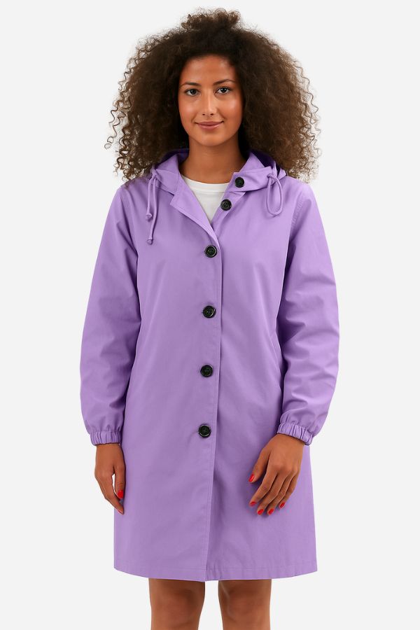 Water Resistant Oversized Hooded Windbreaker Rain Jacket Water Resistant Oversized Hooded Windbreaker Rain Jacket