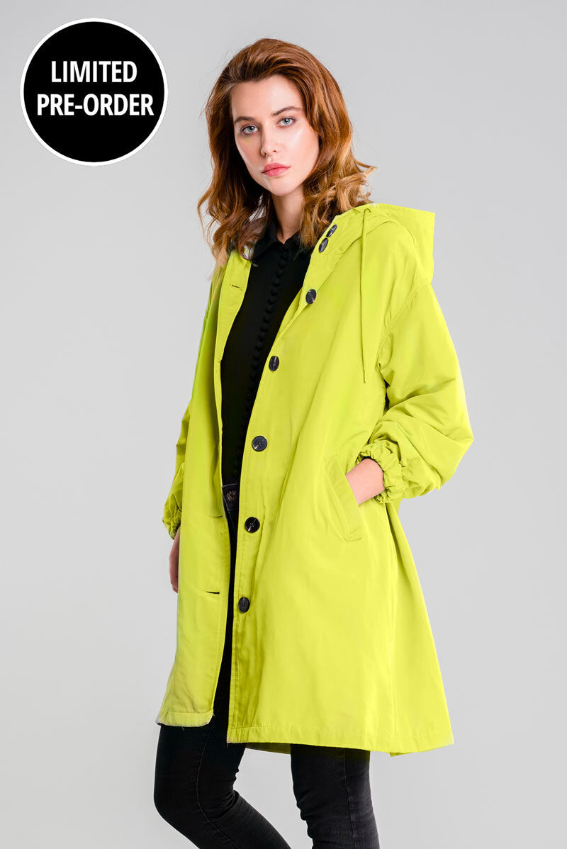 Water Resistant Oversized Hooded Windbreaker Rain Jacket Water Resistant Oversized Hooded Windbreaker Rain Jacket