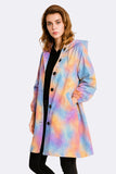 Water Resistant Oversized Hooded Windbreaker Rain Jacket