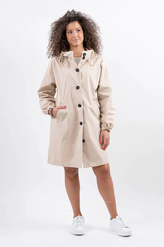 Water Resistant Oversized Hooded Windbreaker Rain Jacket Water Resistant Oversized Hooded Windbreaker Rain Jacket