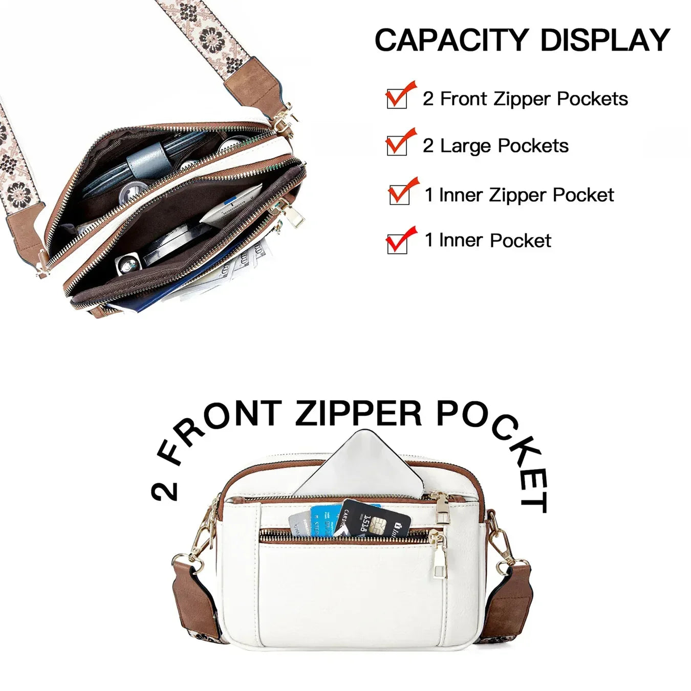 Edith | Refined Leather Shoulder Bag Edith | Refined Leather Shoulder Bag