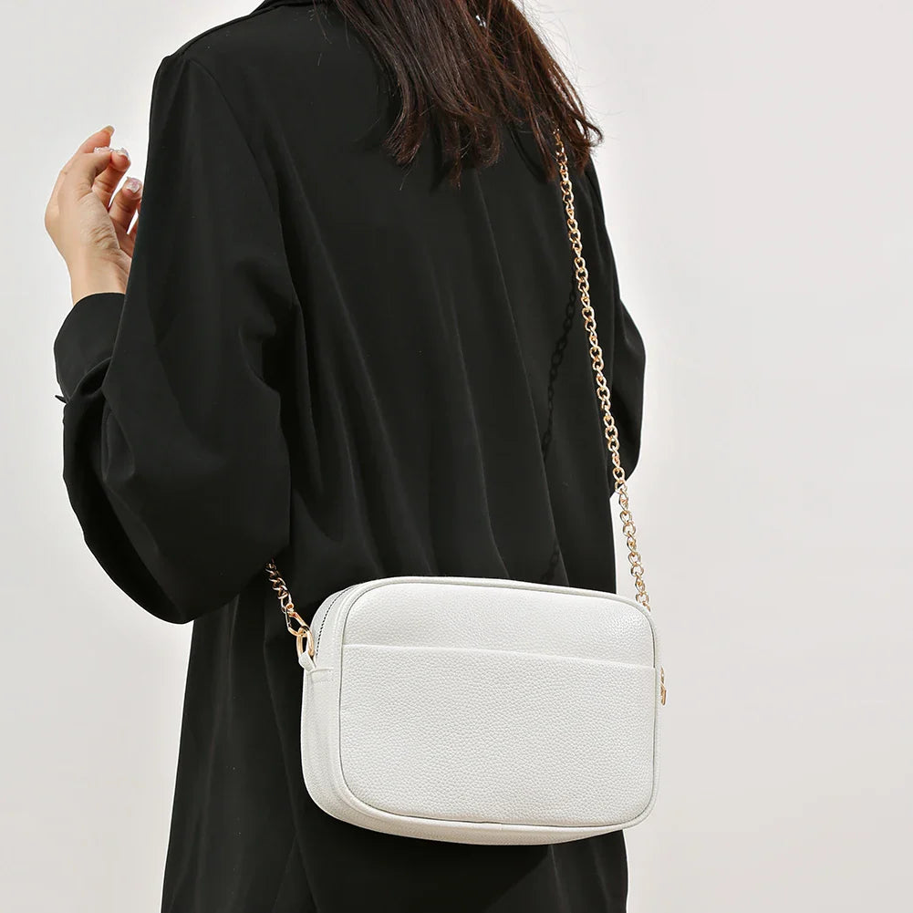 Zara | Refined Leather Shoulder Bag Zara | Refined Leather Shoulder Bag