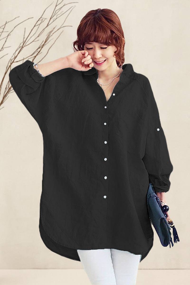 Oversized 100% Cotton Linen Shirt